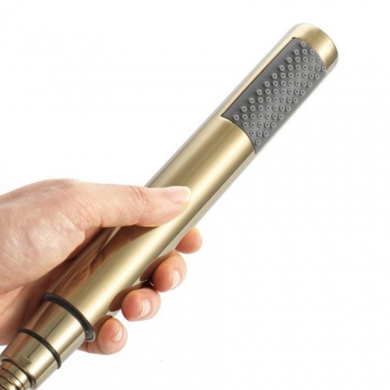 Douchette à main inox dorée...