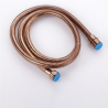 Flexible de douche longueur 150 cm, or rose