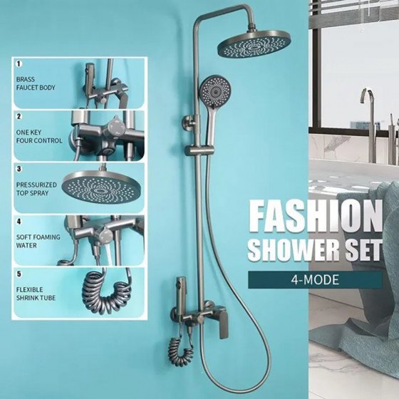 Colonne de douche mitigeur,...